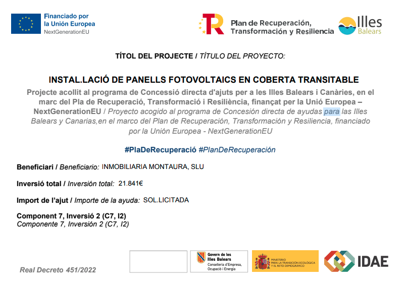 Plan de recuperación